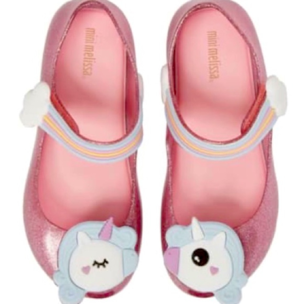 Mini Melissa Ultragirl Unicorn Jelly Flat-Toddler